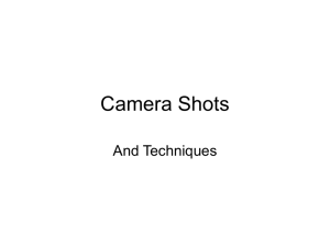 Camera Shots And Techniques