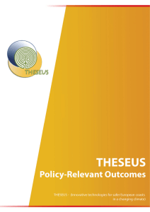 THESEUS Policy-Relevant Outcomes THESEUS -  (Innovative technologies for safer European coasts