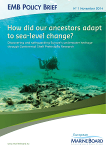EMB P B How did our ancestors adapt to sea-level change?