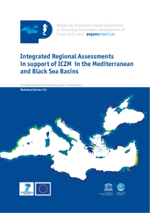 Integrated Regional Assessments in support of ICZM  in the Mediterranean
