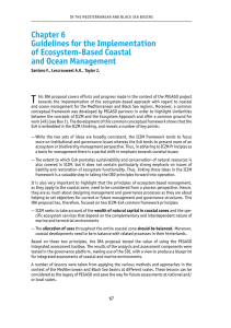 T Chapter 6 Guidelines for the Implementation of Ecosystem-Based Coastal