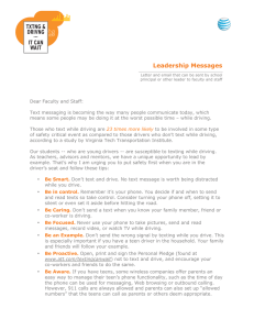 Leadership Messages