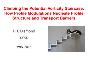 Climbing the Potential Vorticity Staircase: How Profile Modulations Nucleate Profile