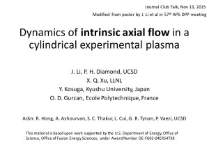 intrinsic	axial	flow cylindrical	experimental	plasma
