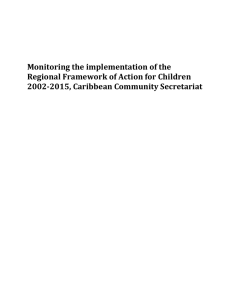 Monitoring the implementation of the Regional Framework of Action for Children