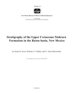 Stratigraphy of the Upper Cretaceous Niobrara