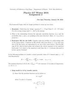 Physics 217 Winter 2016 Assignment 2