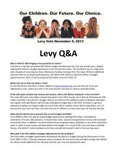 Levy Q&amp;A    