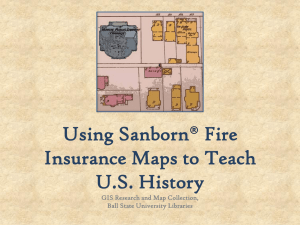 Using Sanborn Fire Insurance Maps to Teach U.S. History