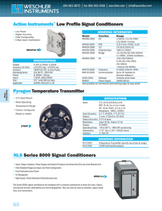 Action Instruments Low Profile Signal Conditioners