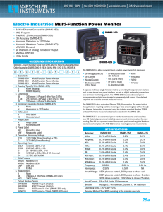 Electro Industries Multi-Function Power Monitor