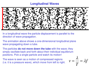 Longitudinal Waves 