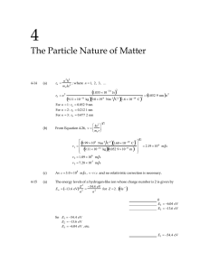 4 The Particle Nature of Matter  