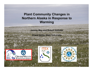 Plant Community Changes in Northern Alaska in Response to Warming