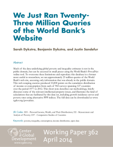 We Just Ran Twenty- Three Million Queries of the World Bank’s Website