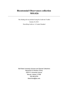 Bicentennial Observances collection MSS.026