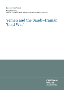 Yemen and the Saudi–Iranian ‘Cold War’  Research Paper