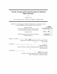 Transfer  Learning  by  Borrowing  Examples ... Object  Detection