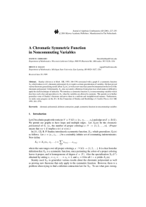 A Chromatic Symmetric Function in Noncommuting Variables