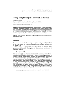 Journal of Algebraic Combinatorics 2 (1993), 5-23