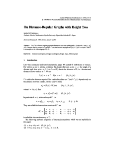 Journal of Algebraic Combinatorics 5 (1996), 57-76
