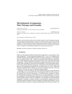 Discriminantal Arrangements, Fiber Polytopes and Formality