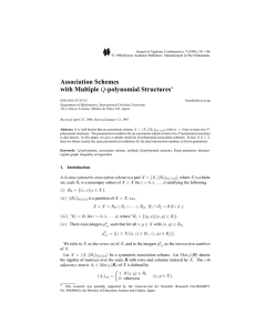 Association Schemes with Multiple -polynomial Structures Q