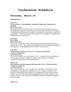 Conference Schedule  Thursday, March 29