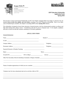 Application Form Spring 2016 KDP