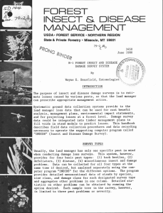 FOREST INSECT &amp; DISEASE MANAGEMENT R4