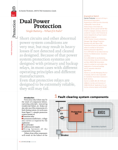 Dual Power Protection tion