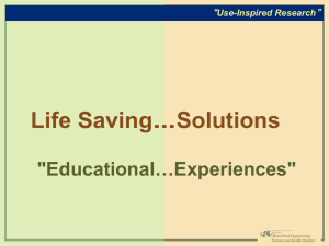 …Solutions Life Saving…  &#34;Educational…