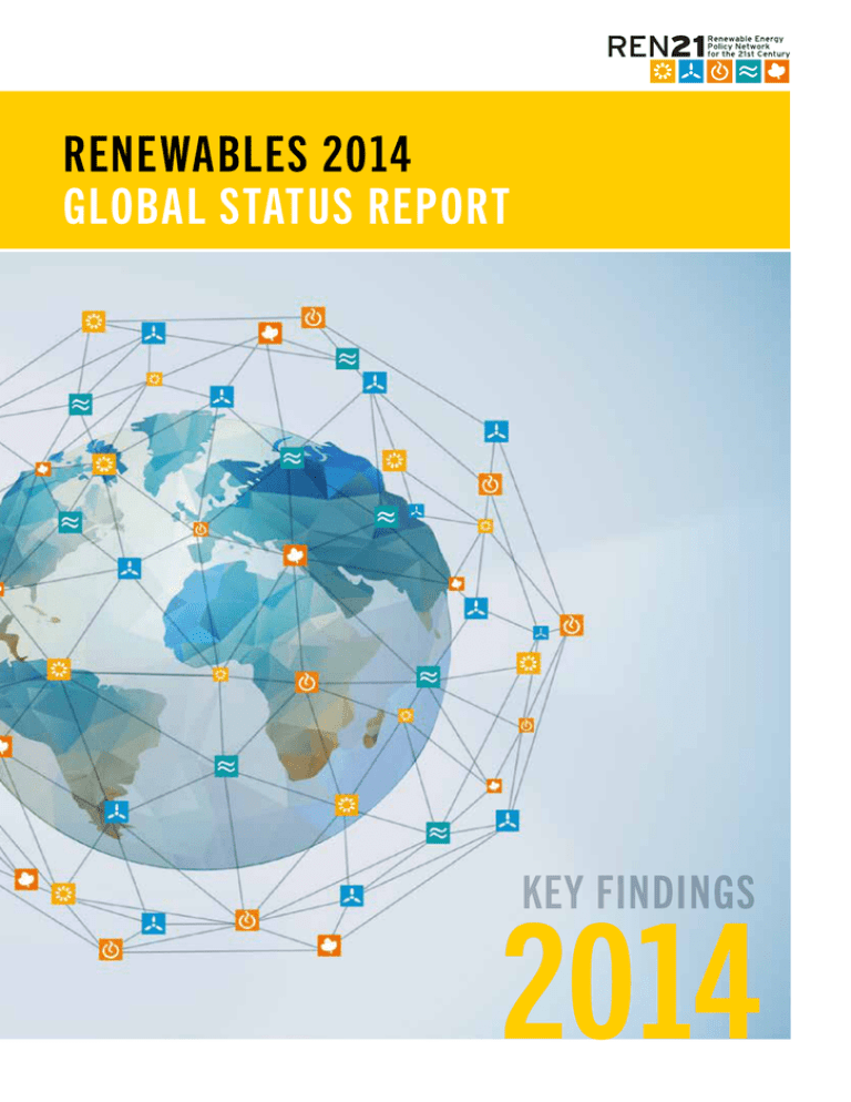 Renewables Global Status Report Key Findings