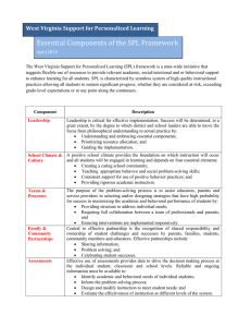 Essential Components of the SPL Framework