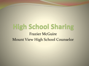 Frazier McGuire Mount View High School Counselor