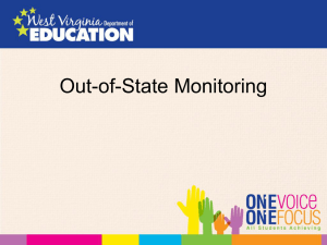 Out-of-State Monitoring