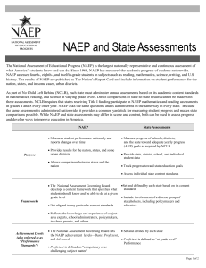 NAEP and State Assessments