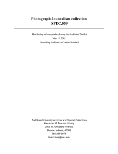 Photograph Journalism collection SPEC.059