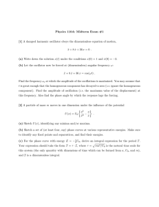 Physics 110A: Midterm Exam #1