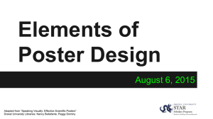 Elements of Poster Design August 6, 2015
