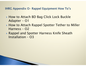How to Attach BD Bag Click Lock Buckle Adapter - O1