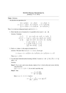 MA1S12 (Timoney) Tutorial sheet 5a [February 17–21, 2014] Name: Solutions