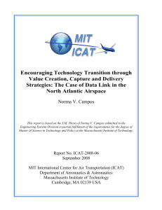 Encouraging Technology Transition through Value Creation, Capture and Delivery
