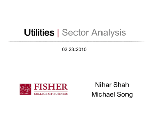 Utilities | Sector Analysis Nihar Shah