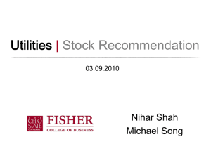 Utilities | Stock Recommendation Nihar Shah
