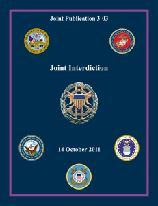 Joint Interdiction Joint Publication 3-03 14 October 2011