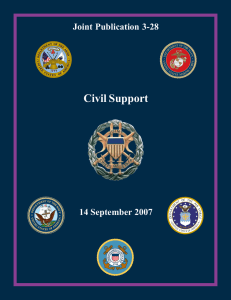 Civil Support Joint Publication 3-28 14 September 2007