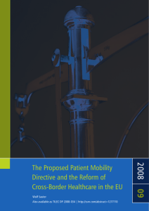 09 20 08 The Proposed Patient Mobility