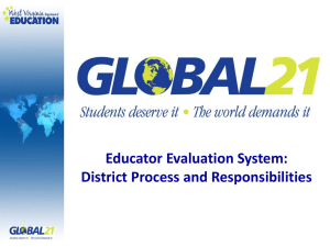 Educator Evaluation System: District Process and Responsibilities