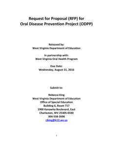 Request for Proposal (RFP) for Oral Disease Prevention Project (ODPP)
